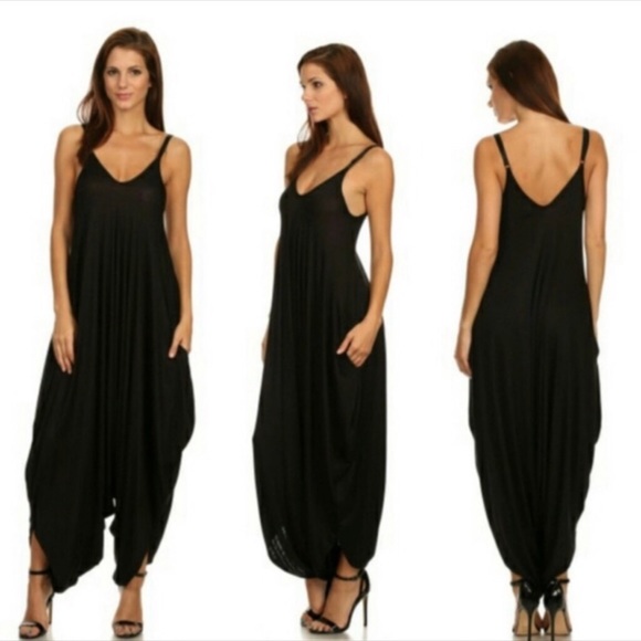 Love in Pants - Last 1! Harem Style Jumpsuit w Pockets FINAL PRICE